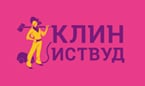 Вариант логотипа оформленного на розовом фоне